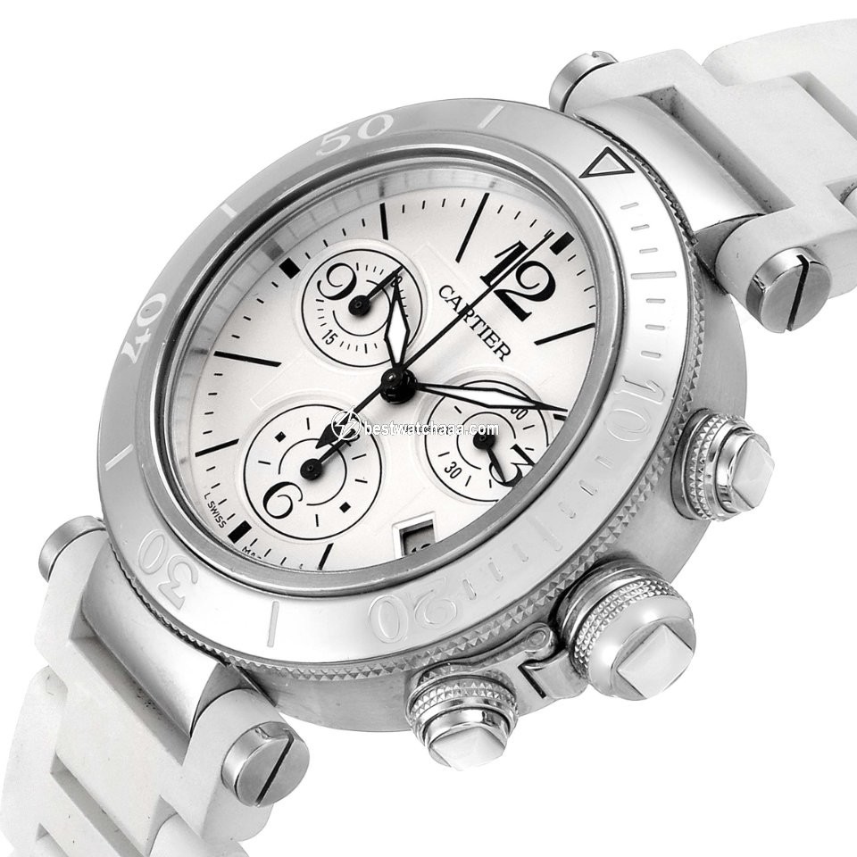 Cartier Pasha Seatimer Mens watch Unisex Quartz Steel W3140005 - gallery