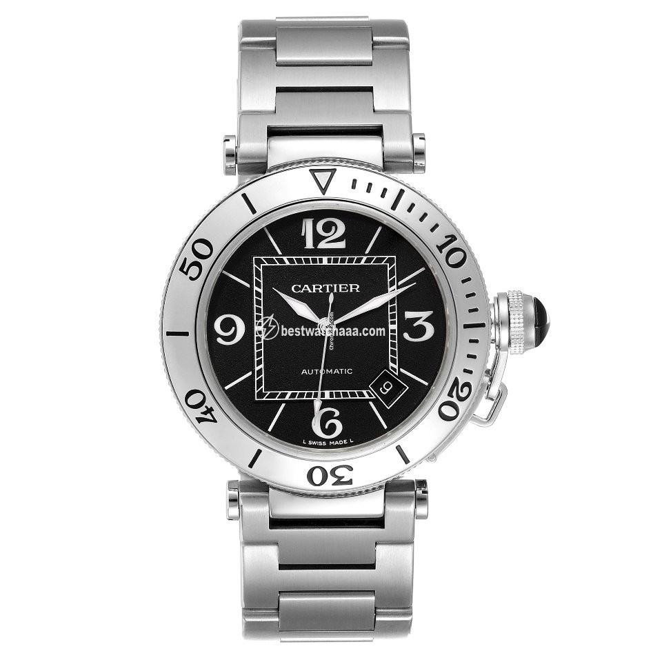 Cartier Pasha Seatimer Mens watch Unisex Automatic Steel W31077M7 - gallery