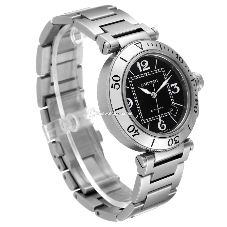 Cartier Pasha Seatimer Mens watch Unisex Automatic Steel W31077M7 - gallery