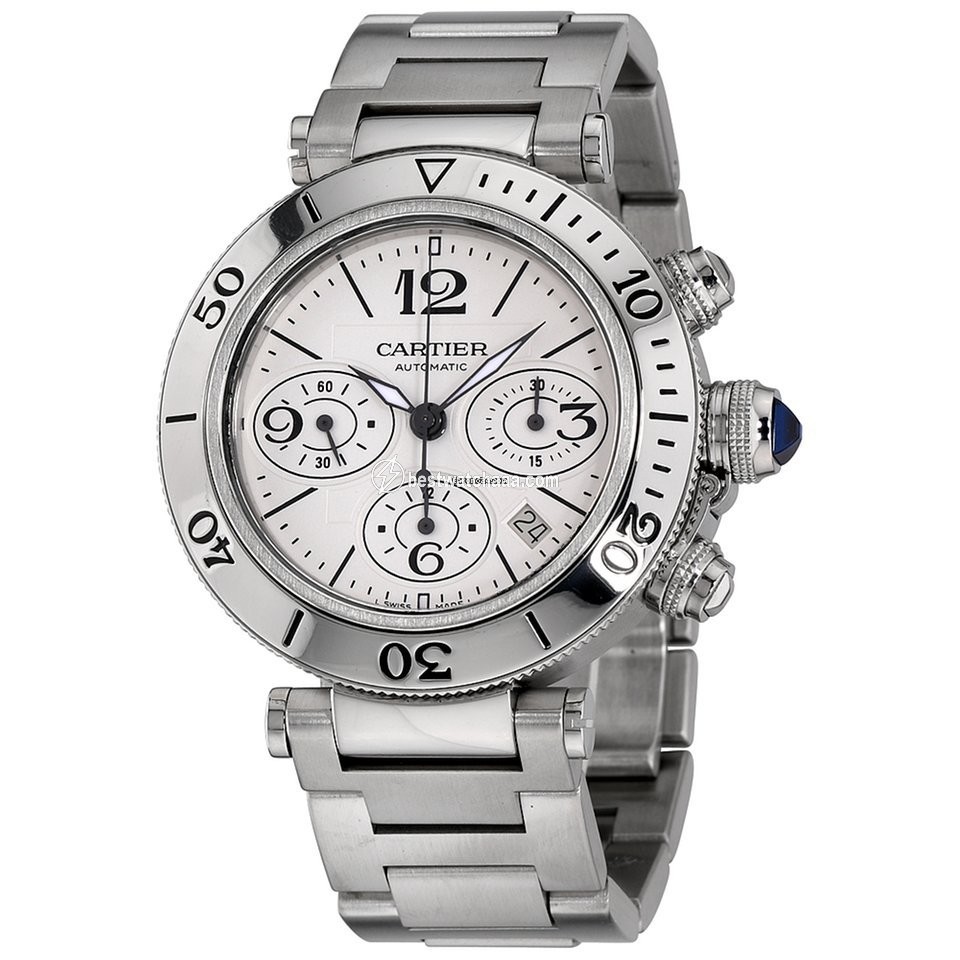 Cartier Pasha Seatimer Mens watch Unisex Automatic Steel W31089M7