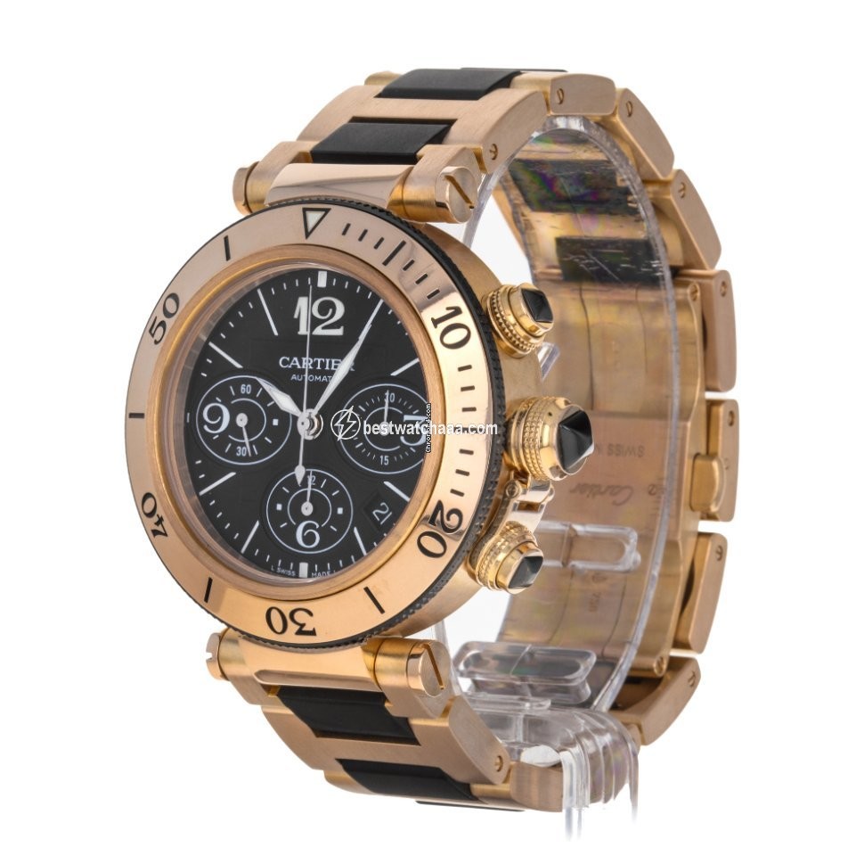 Cartier Pasha Seatimer Mens watch Unisex Automatic Rose gold W301980M  3066 - gallery
