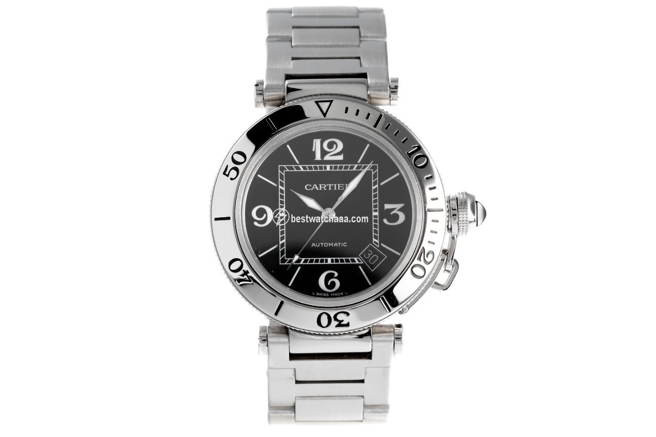 Cartier Pasha Seatimer Mens watch Unisex Automatic Steel 2790 - gallery