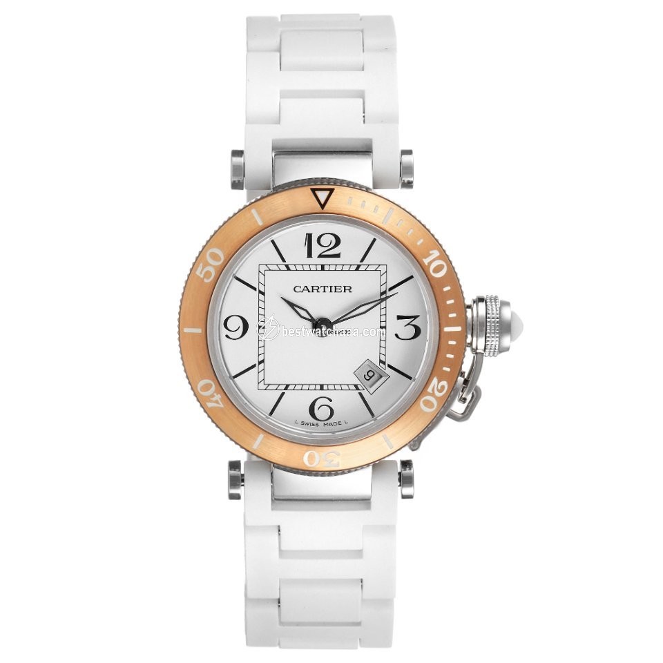 Cartier Pasha Seatimer Mens watch Unisex Quartz Steel W3140001 - gallery