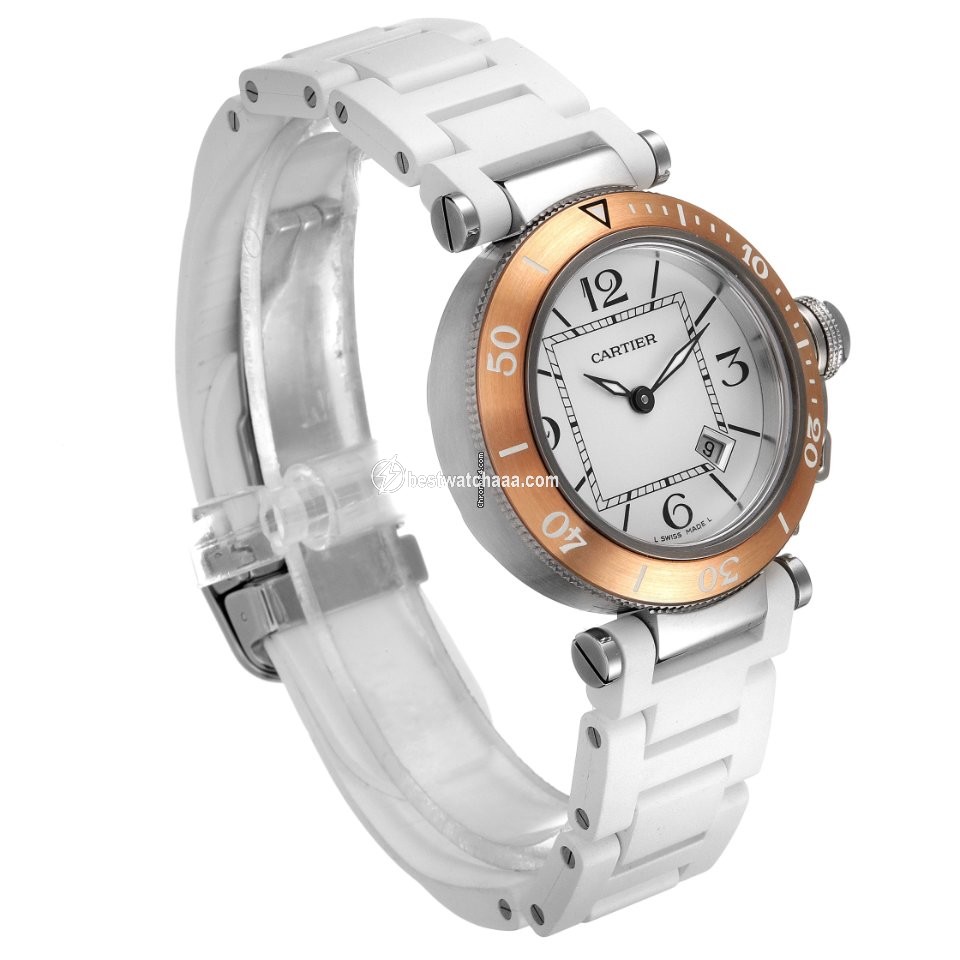 Cartier Pasha Seatimer Mens watch Unisex Quartz Steel W3140001 - gallery