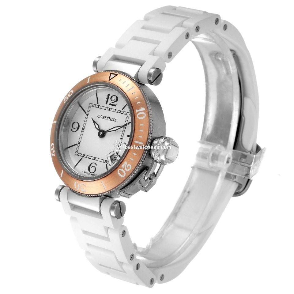Cartier Pasha Seatimer Mens watch Unisex Quartz Steel W3140001 - gallery