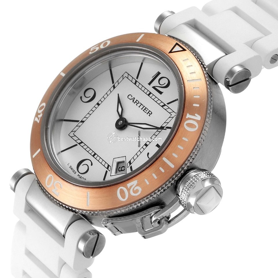 Cartier Pasha Seatimer Mens watch Unisex Quartz Steel W3140001 - gallery