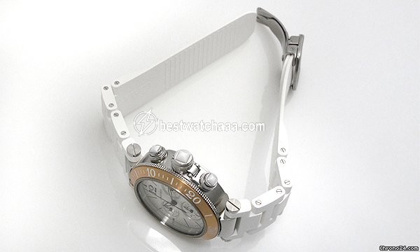 Cartier Pasha Seatimer Womens watch Quartz Gold Steel W3140004 - gallery