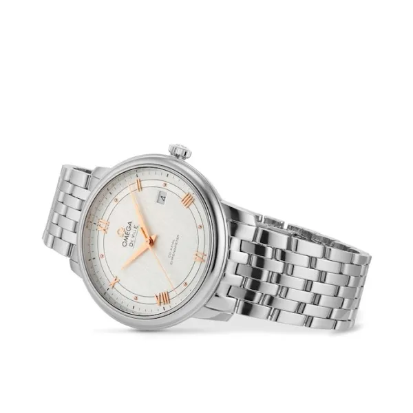 Omega De Ville Men Automatic Mother of Pearl Stainless Steel Watch O42410402002004 - gallery