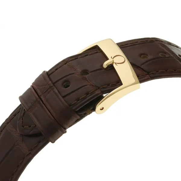 Omega De Ville Men Automatic Silver Leather Watch O42453402002001 - gallery