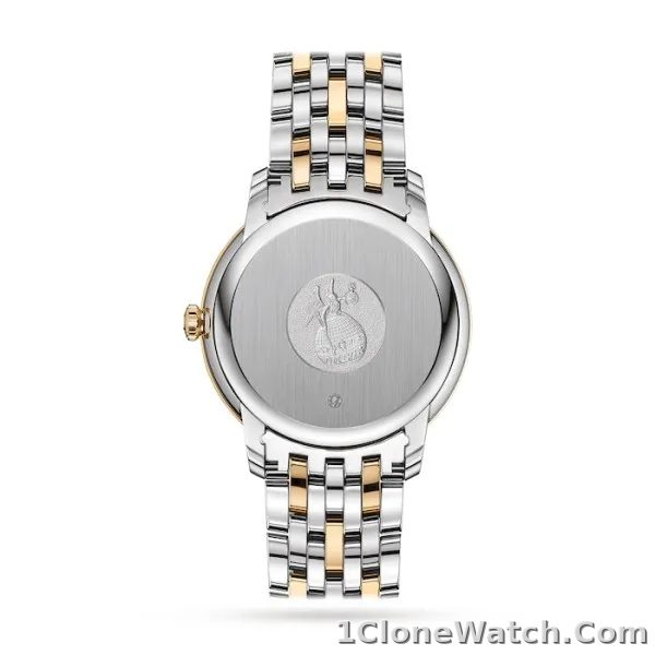 Omega De Ville Men Automatic Green Stainless Steel   18ct Gold Watch O42420402010001