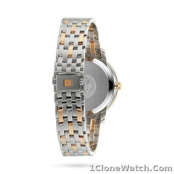 Omega De Ville Men Automatic Green Stainless Steel   18ct Gold Watch O42420402010001