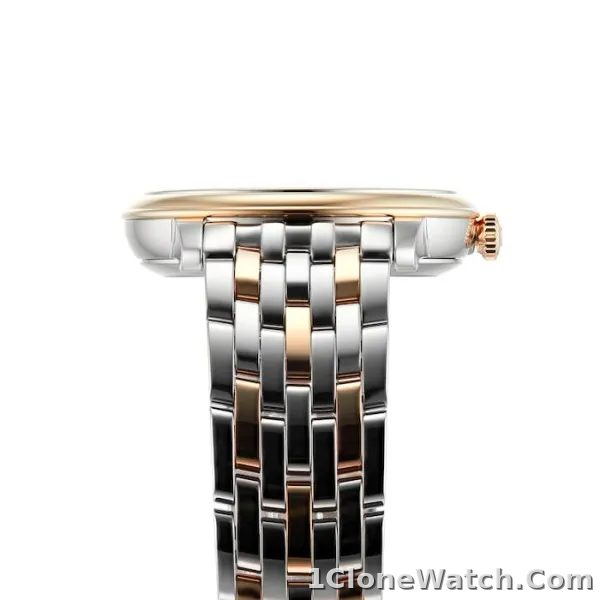Omega De Ville Men Automatic Green Stainless Steel   18ct Gold Watch O42420402010001
