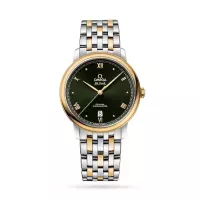 Omega De Ville Men Automatic Green Stainless Steel   18ct Gold Watch O42420402010001 - view 1