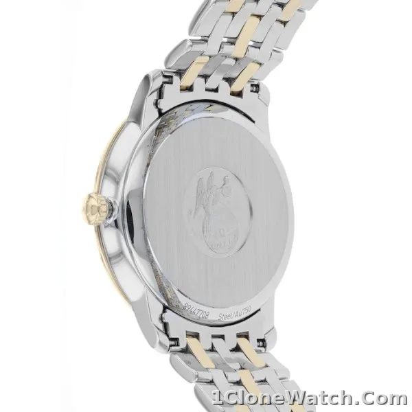 Omega De Ville Men Automatic Mother of Pearl Stainless Steel   18ct Yellow Gold Watch O42420402002001