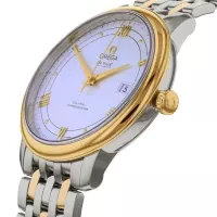 Omega De Ville Men Automatic Mother of Pearl Stainless Steel   18ct Yellow Gold Watch O42420402002001 - view 3