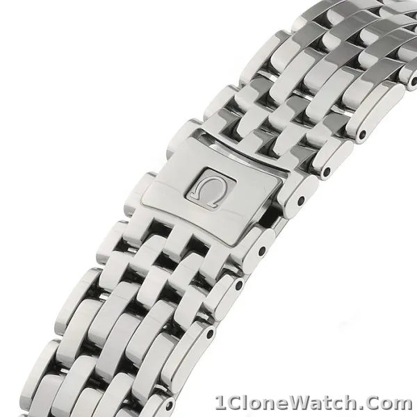 Omega De Ville Men Automatic Blue Stainless Steel Watch O42410402003001