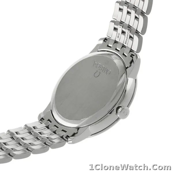 Omega De Ville Men Automatic Blue Stainless Steel Watch O42410402003001