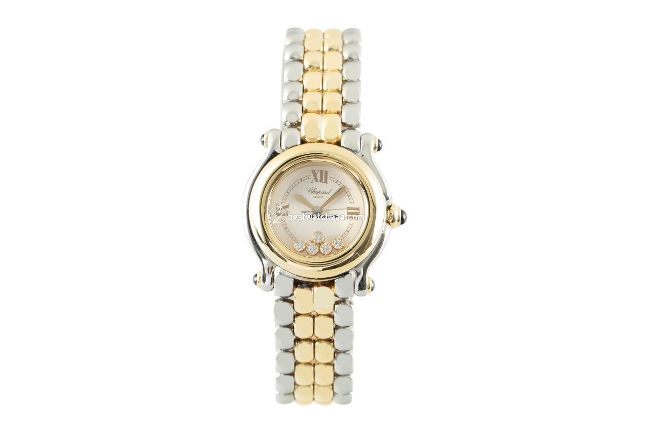 Chopard Happy Sport Womens watch Quartz Gold Steel 27 8251-23 - gallery