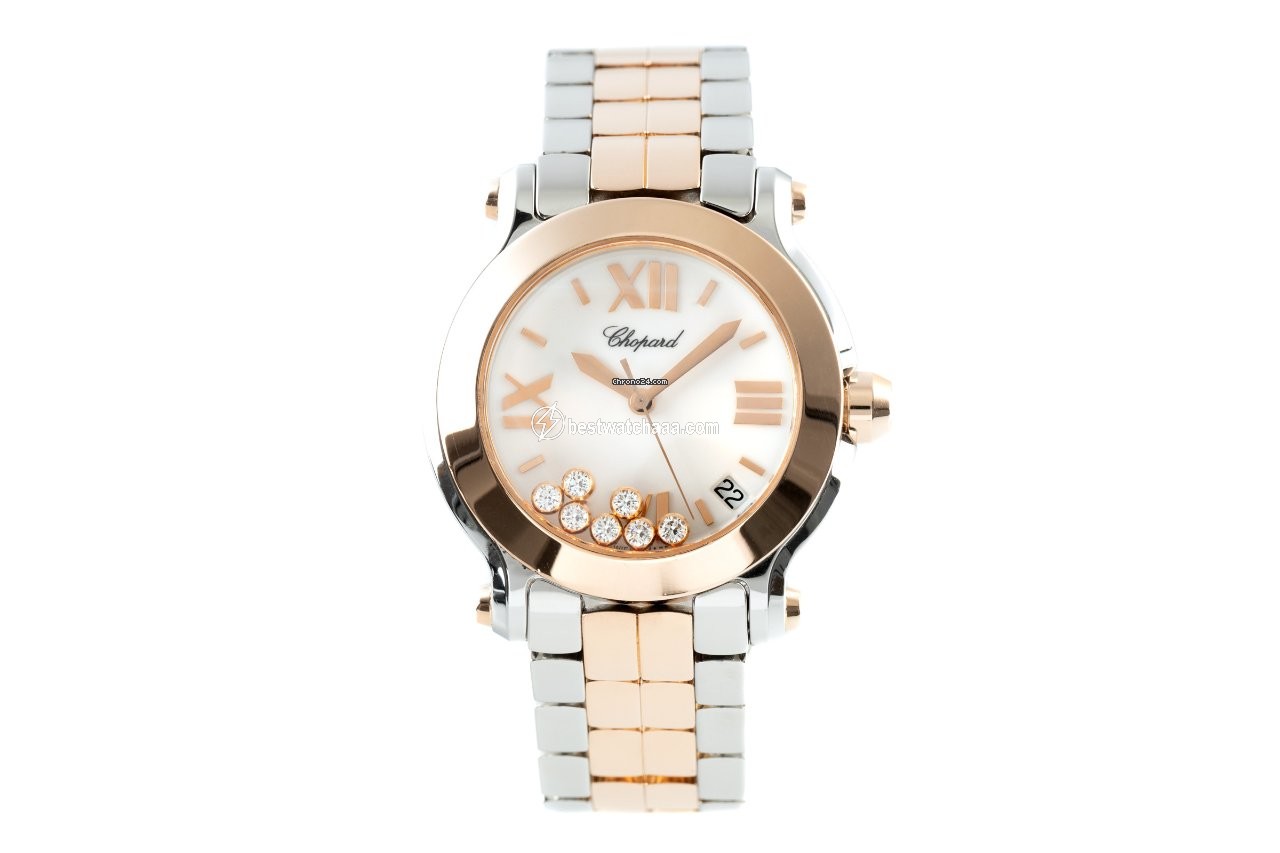 Chopard Happy Sport Womens watch Quartz Gold Steel 27 8488 - gallery