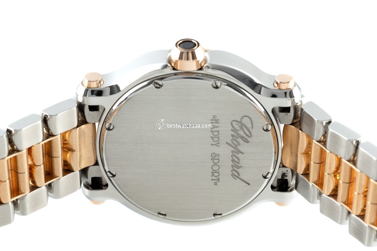 Chopard Happy Sport Womens watch Quartz Gold Steel 27 8488 - gallery