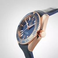Omega Planet Ocean Men Automatic Blue Leather Watch O21563442103001 - view 7