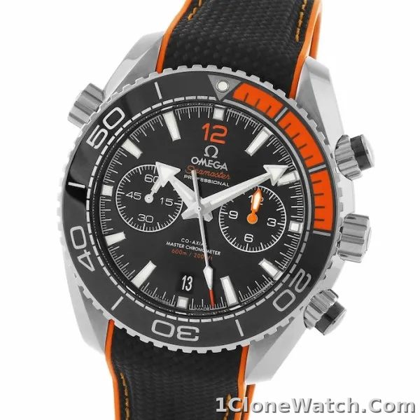 Omega Planet Ocean Men Automatic Black Rubber Watch O21532465101001 - detail