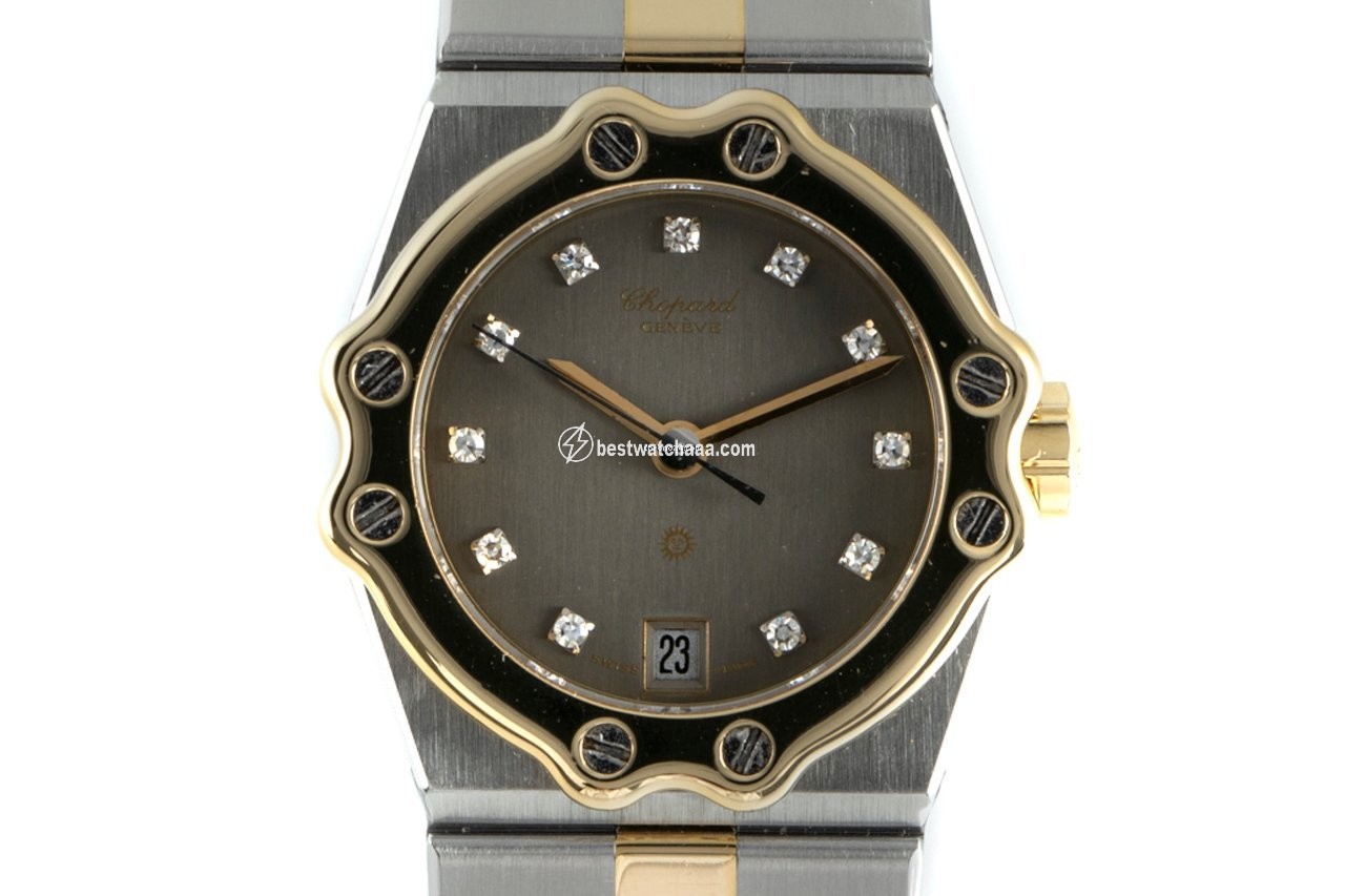 Chopard St. Moritz Womens watch Quartz Gold Steel 25 8024