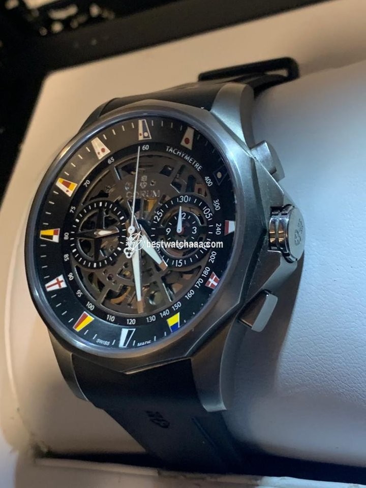 Corum Admirals Cup Mens watch Unisex Automatic Titanium 404.100.04 F371 AN10 - gallery