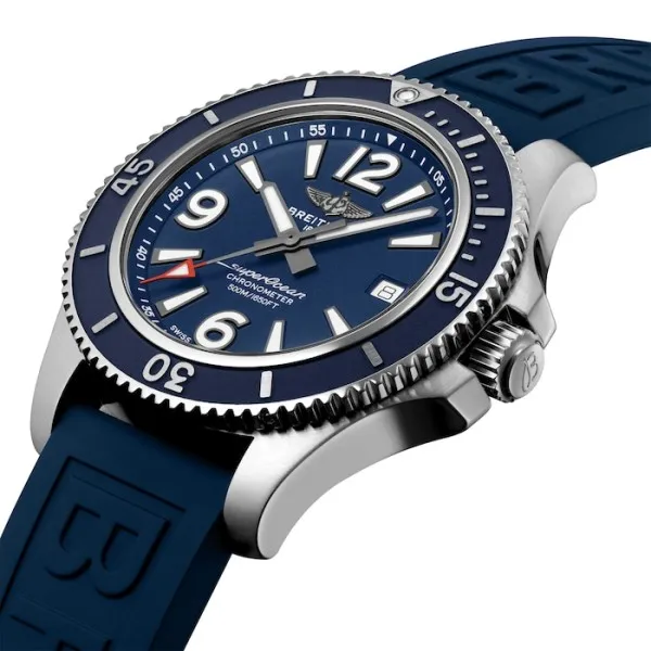 Breitling Superocean Men Automatic Blue Rubber Watch A17366D81C1S2 - gallery