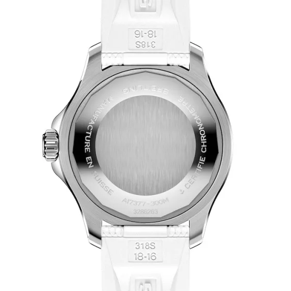 Breitling Superocean Unisex Automatic White Rubber Watch A17377211A1S1 - gallery