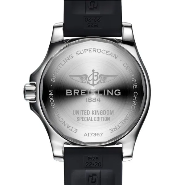 Breitling Superocean Men Automatic Black Rubber Watch A173678A1B1S1 - gallery