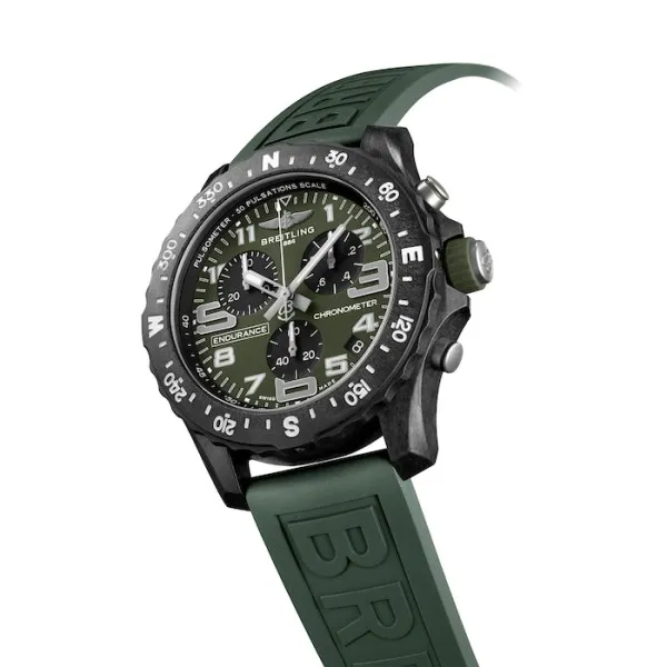 Breitling Endurance Pro Men Quartz Green Rubber Watch X823106B1L1S1 - gallery