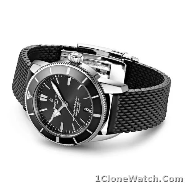 Breitling Superocean Heritage Men Automatic Black Rubber Watch AB2030121B1S1