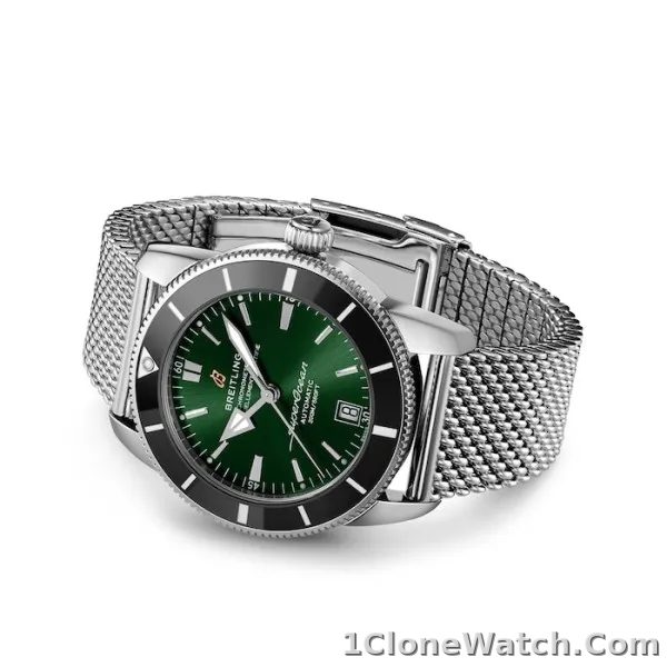 Breitling Superocean Heritage Men Automatic Green Stainless Steel Watch AB2010121L1A1