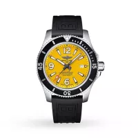 Breitling Superocean Men Automatic Yellow Rubber Watch A17367021I1S2 - view 1
