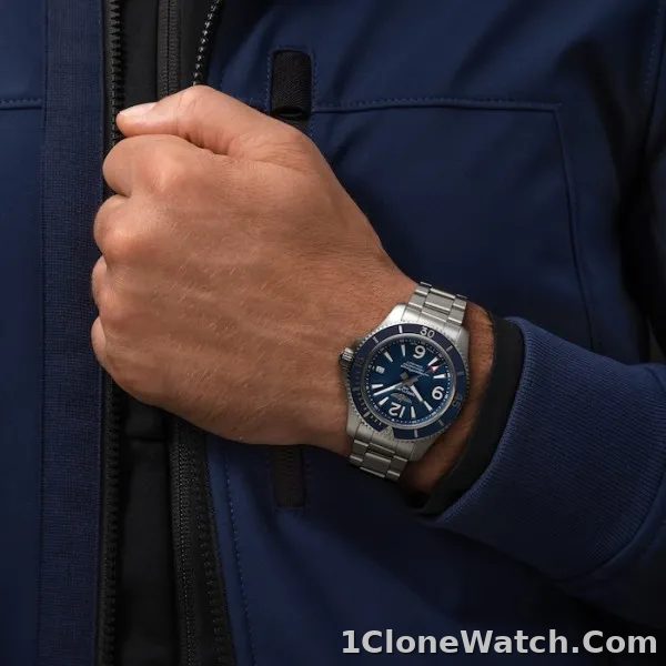 Breitling Superocean Men Automatic Blue Stainless Steel Watch A17366D81C1A1