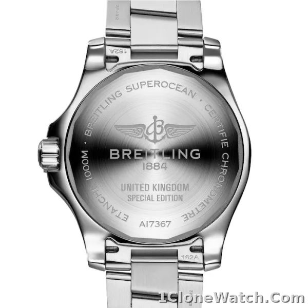 Breitling Superocean Men Automatic Black Stainless Steel Watch A173678A1B1A1 - detail