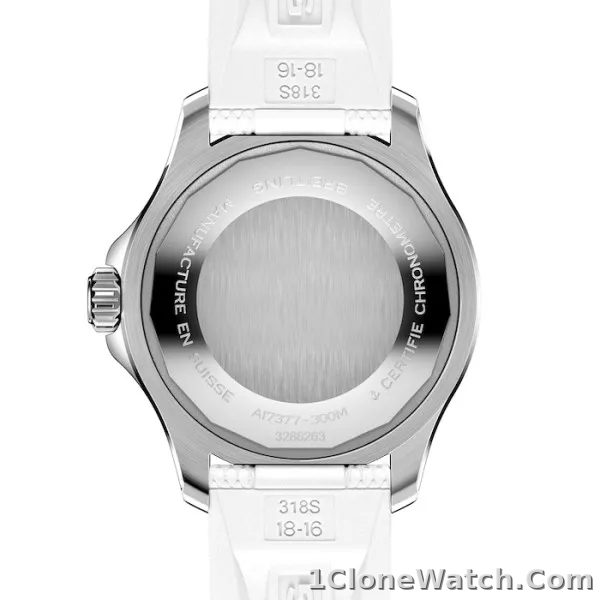 Breitling Superocean Unisex Automatic White Rubber Watch A17377211A1S1