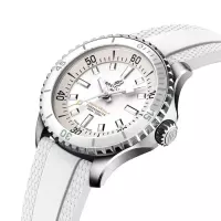 Breitling Superocean Unisex Automatic White Rubber Watch A17377211A1S1 - view 4