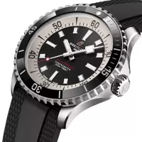 Breitling Superocean Men Automatic Black Rubber Watch A17375211B1S1 - view 4