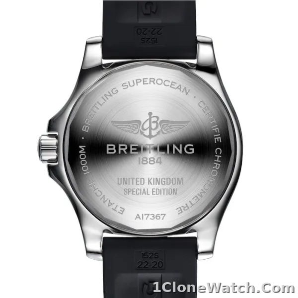 Breitling Superocean Men Automatic Black Rubber Watch A173678A1B1S1