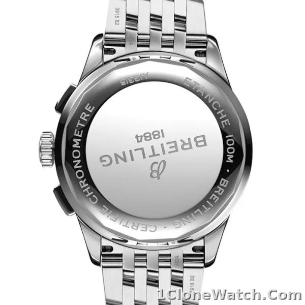 Breitling Premier Men Automatic Blue Stainless Steel Watch A13315351C1A1