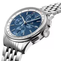 Breitling Premier Men Automatic Blue Stainless Steel Watch A13315351C1A1 - view 3