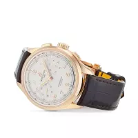 Breitling Premier Men Silver Alligator Watch RB0930371G1P1 - view 5