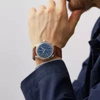 Breitling Premier Men Blue Alligator Watch AB1510171C1P1 - view 4