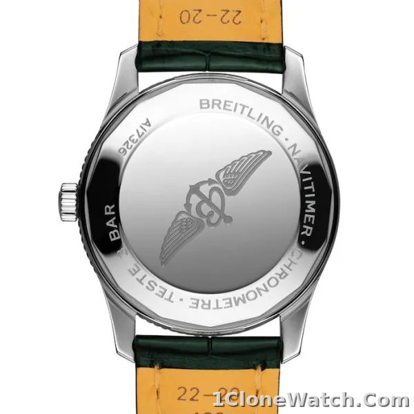 Breitling Navitimer Men Automatic Green Alligator Watch A17326361L1P2