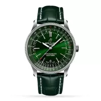 Breitling Navitimer Men Automatic Green Alligator Watch A17326361L1P2 - view 1
