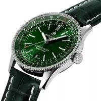 Breitling Navitimer Men Automatic Green Alligator Watch A17326361L1P2 - view 3