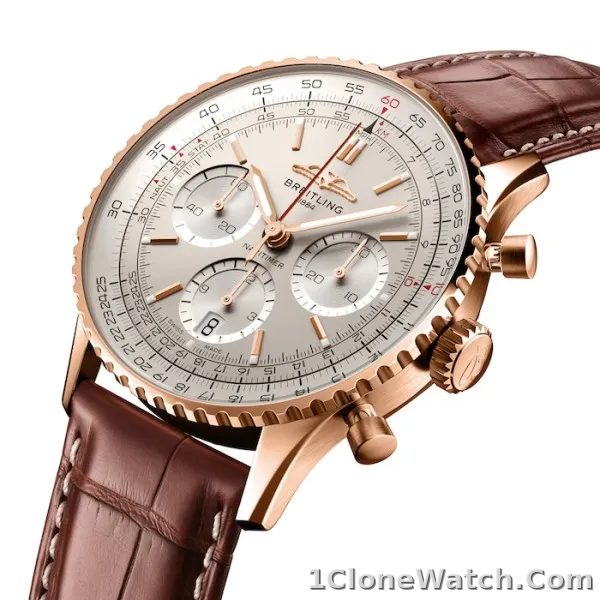 Breitling Navitimer Men Automatic Silver Alligator Watch RB0139211G1P1 - detail