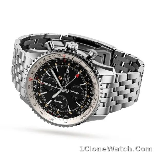 Breitling Navitimer Men Automatic Black Stainless Steel Watch A24322121B2A1